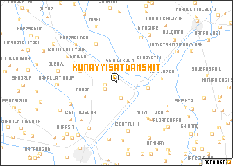 map of Kunayyisat Damshīt