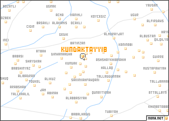 map of Kundak Ţayyib