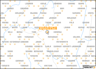map of Kundawma