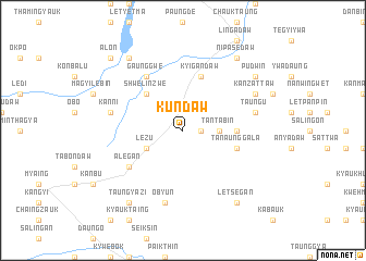 map of Kundaw