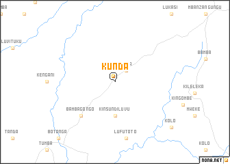 map of Kunda