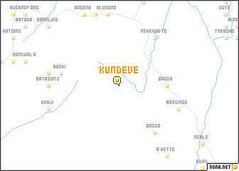 map of Kundeve