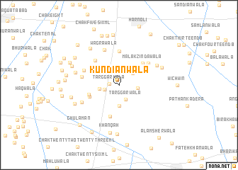 map of Kundiānwāla