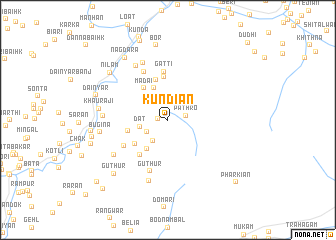 map of Kundiān