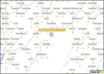 map of Kundorwahun