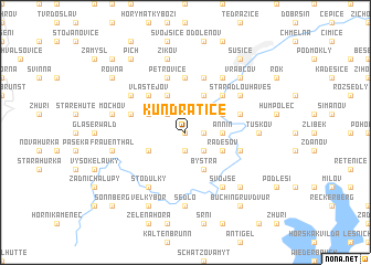 map of Kundratice