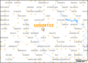 map of Kundratice