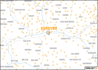 map of Kundyān