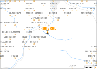 map of Kunerad