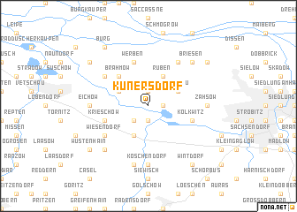 map of Kunersdorf