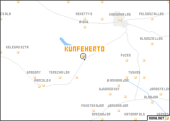 map of Kunfehértó