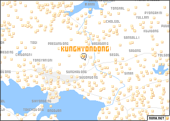map of Kunghyŏn-dong