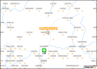 map of Kungmöng