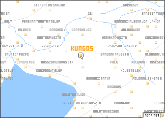 map of Küngös