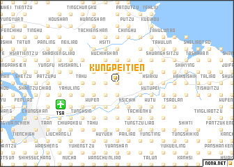 map of Kung-pei-tien