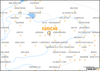 map of Kunicha