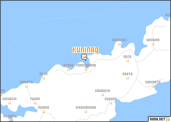 map of Kuninao