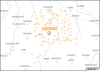 map of Kuniran