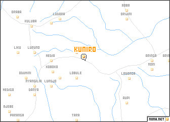 map of Kuniro