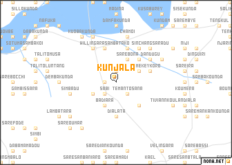 map of Kunjala