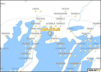 map of Kunjenja