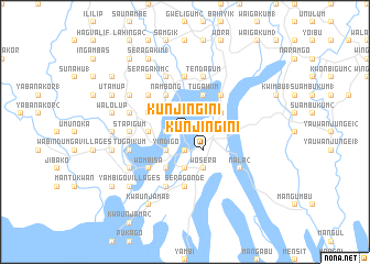 map of Kunjingini