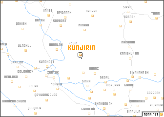 map of Kūnjirīn