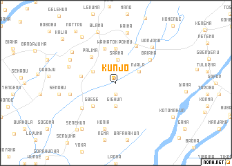 map of Kunjo