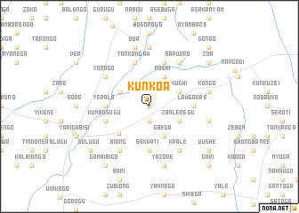 map of Kunkoa