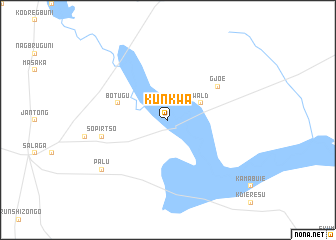 map of Kunkwa