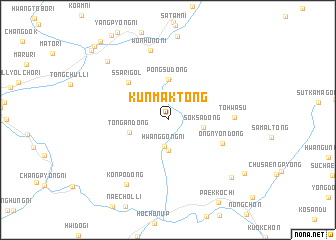 map of Kunmak-tong