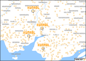 map of Kŭnmal