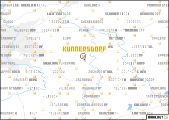 map of Kunnersdorf