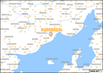 map of Kunnong-ni