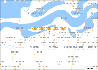 map of Kunong Numu Kunda