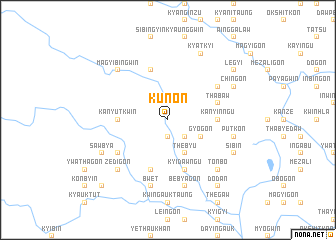 map of Kun-on