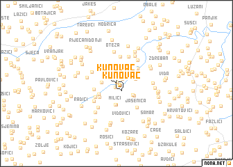 map of Kunovac