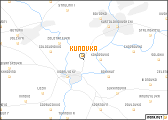 map of Kunovka