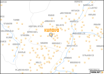 map of Kunovo