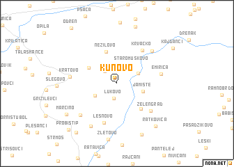 map of Kunovo