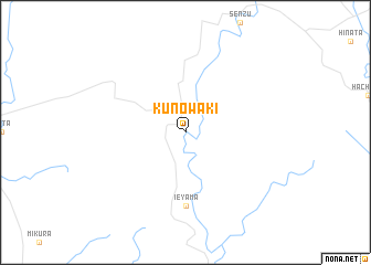 map of Kunowaki