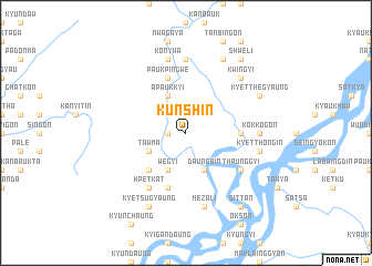 map of Kunshin