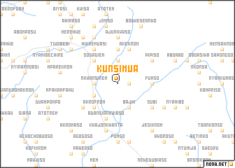 map of Kunsimua