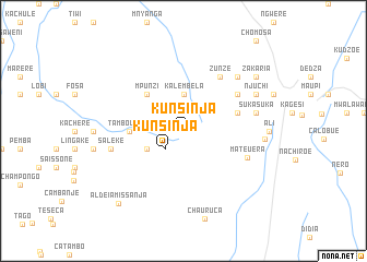 map of Kunsinja