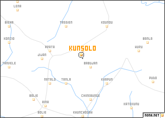 map of Kunsolo