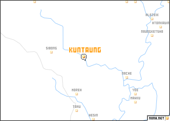 map of Kuntaung