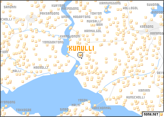 map of Kunŭl-li