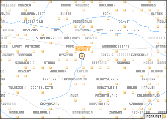 map of Kuny