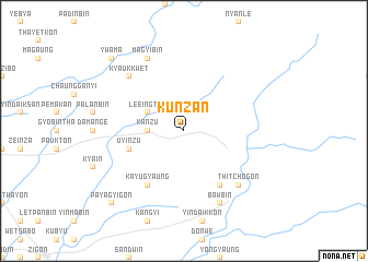 map of Kunzan