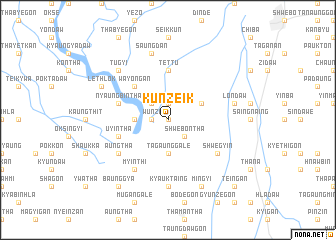 map of Kunzeik